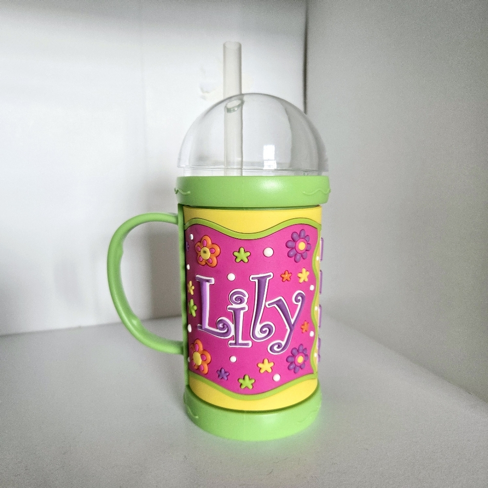 Lily My Name Dome Mug Kid's Teens Tumbler Drink Cup Easter Basket Birthday Gift